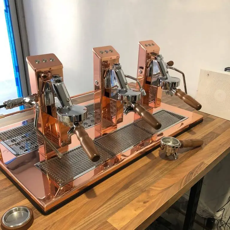 Our copper espressoDECK, three groups